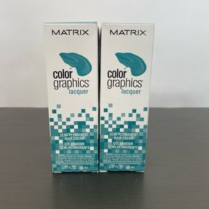 MATRIX COLOR GRAPHICS LACQUER SEMI- Permanent TEAL haircolor